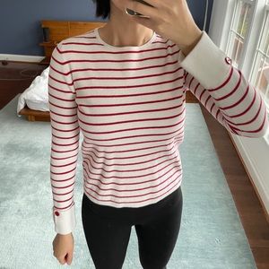 Massimo Dutti Stripe Knit Top